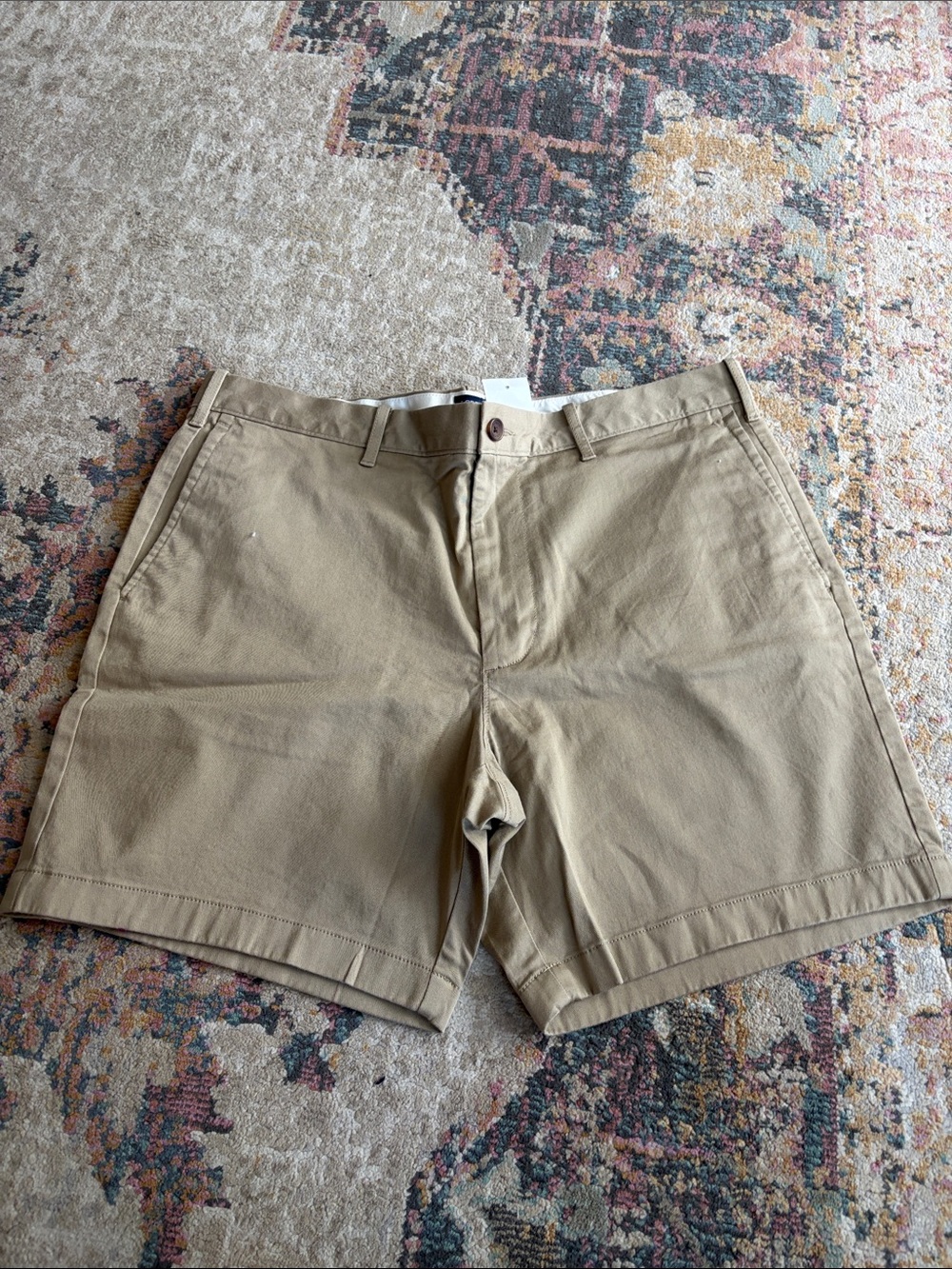 J. Crew Men's Tan Khaki Cotton Shorts
